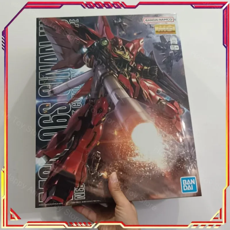 Kit de Modelo Bandai MG 1/100 - RX-0 Unicorn Gundam OVA Ver. / MSN-06S Sinanju Versión Anime Producto de Mecánica de Acción Anime Pre-Ensamblado