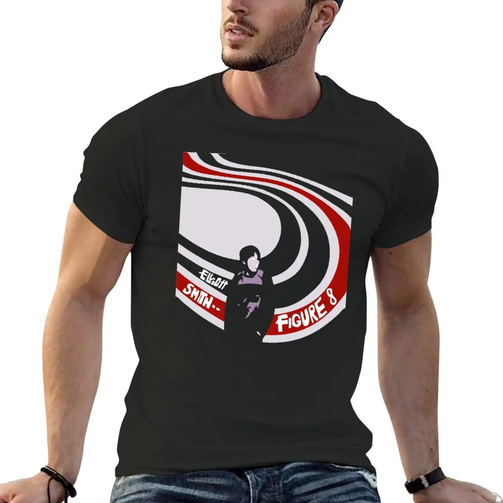 

Elliott Smith Figure 8 Bigger T-Shirt anime stuff essential t shirt for a boy oversized t shirt mens big and tall t shirts