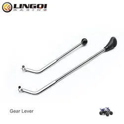 LINGQI Motorcycle Hand Gear Lever Shifter Handle 555mm 390mm Universal Foot Pedal Levers For Dirt Bike ATV Buggy Go Kart