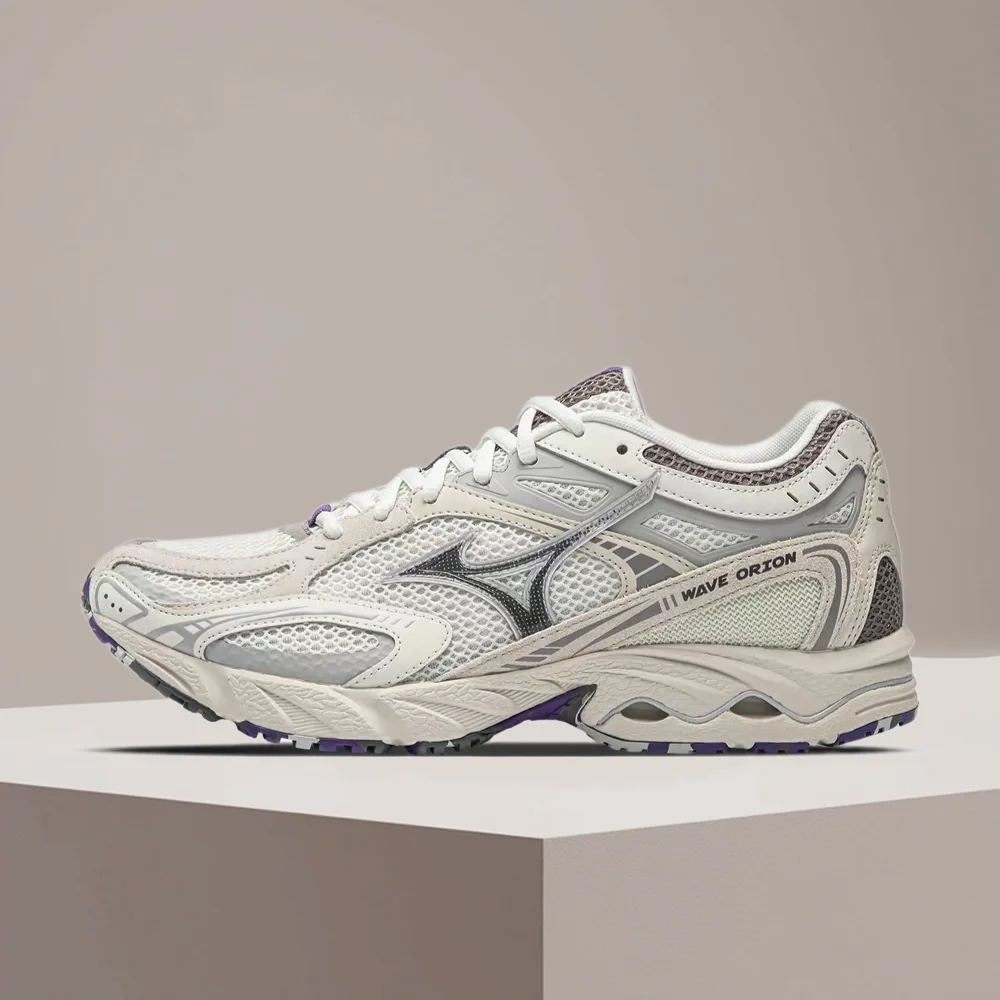 Mizuno Wave Orion Unisex Beige Vintage Sporty Runners  Breathable Durable Sole, Non-Slip Grip & Comfortable Fit D1GH232115