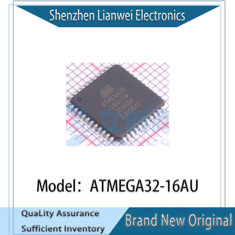 

100% New Original ATMEGA32-16AU ATMEGA32 IC MCU Chipset TQFP-44