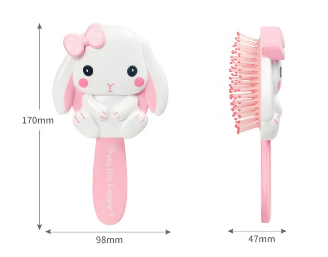 1pc Cartoon Rabbit Mermaid Combs for Kids Cute Air Cushion Massage Comb for Girls Children Dress Up Make Upshair Care Toys Gifts