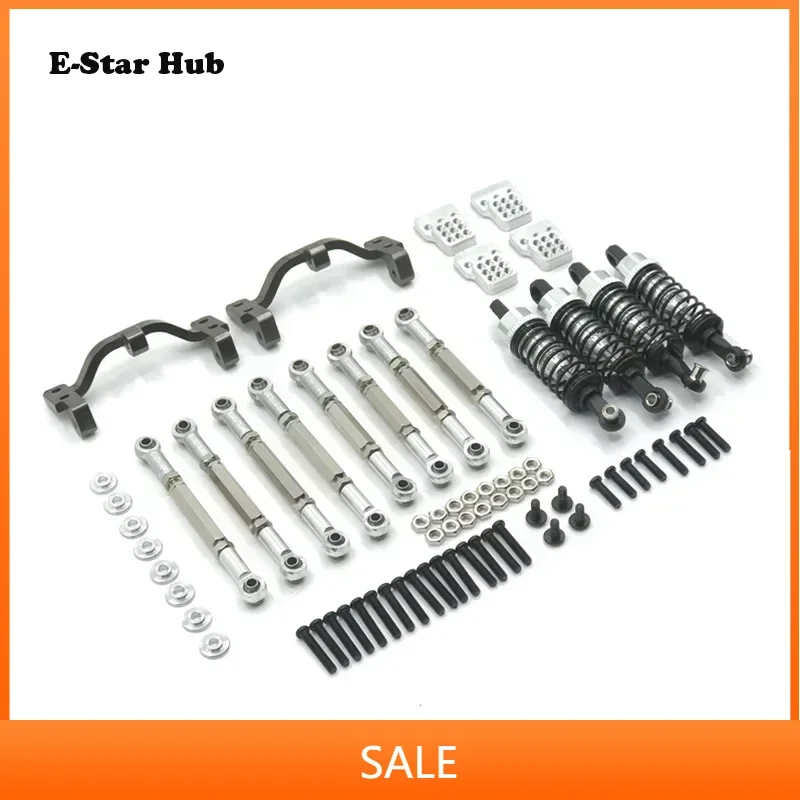 

Pull Rod Shock Absorber for WPL C14 C24 Henglong Feiyu JJRC OP Accessories Metal Upgrade Parts Rc Model Crawler Car Truck Buggy