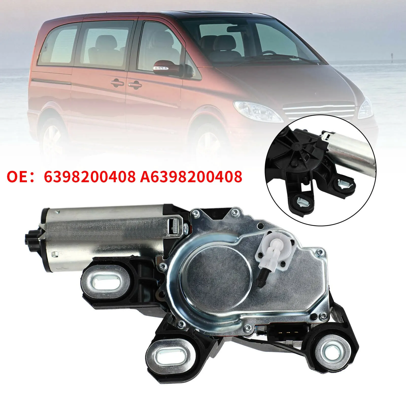 

YGF-qCar Rear Windscreen Wiper Motor for Mercedes Benz Viano Vito Mixto W639 2003-2019 6398200408