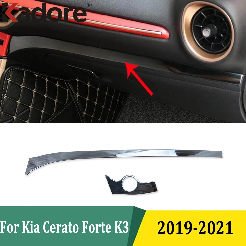 

For Kia Cerato Forte K3 2019 2020 2021 Center Console Dashboard Cover Trim Decoration Car Styling Interior Accessories