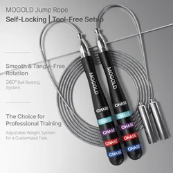 Jump rope,Gym Professional Weighted Crossfit Adjustable Length Suitable for Men and Women Exercise Skipping Rope Weight-loss