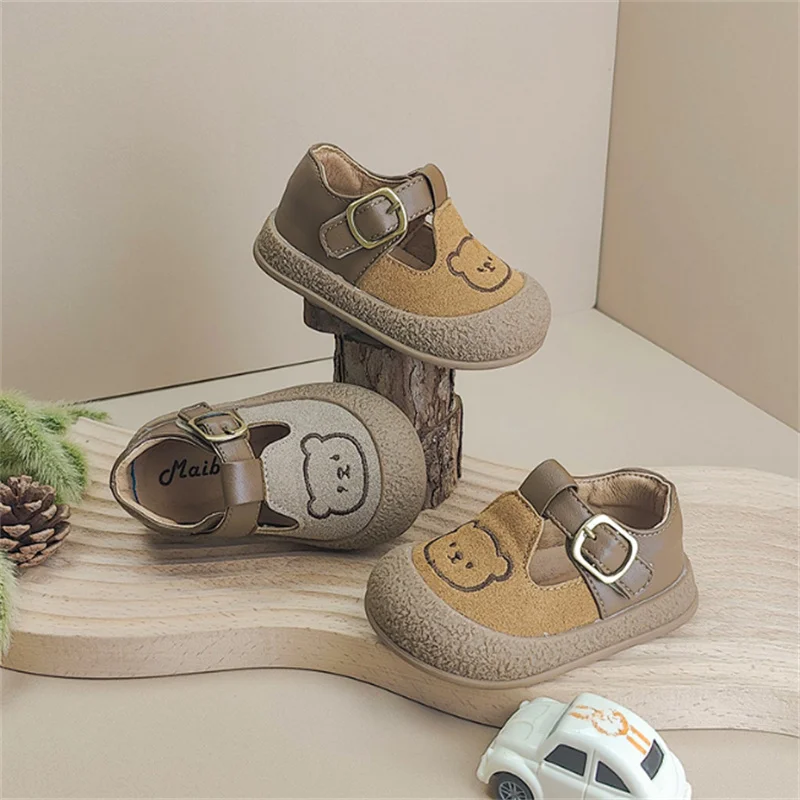 New Autumn Baby Shoes Leather Toddler Kids Sneakers Soft Sole Infant Shoes Fashion little Boys Girls Shoes EU15-25