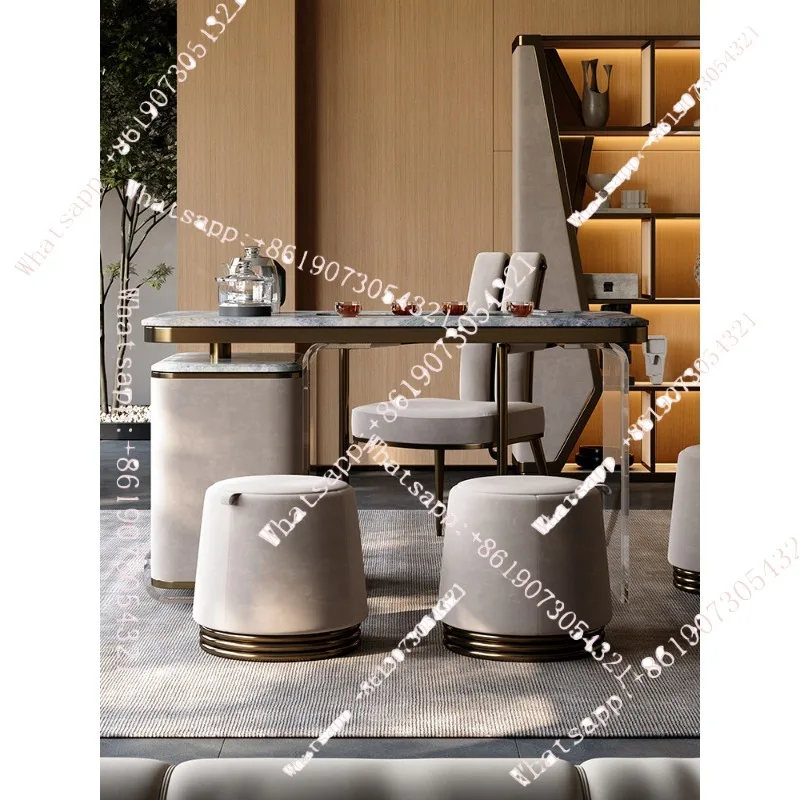 

Легкая роскошная кожаная круглая тумба для обуви в итальянском стиле, современная, простая, для спальни, балкона, небольшая.