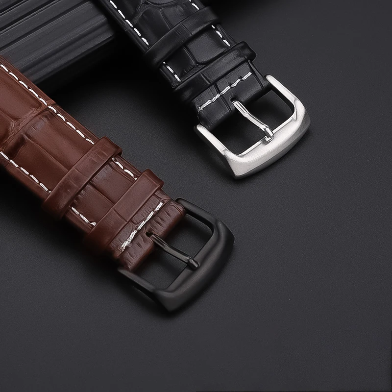 سوار ساعة رجالي من الجلد المقعر المعدل ، سوار من جلد البقر ، يناسب سلسلة كاسيو Edifice ، من من من من من من من من 2022 ،