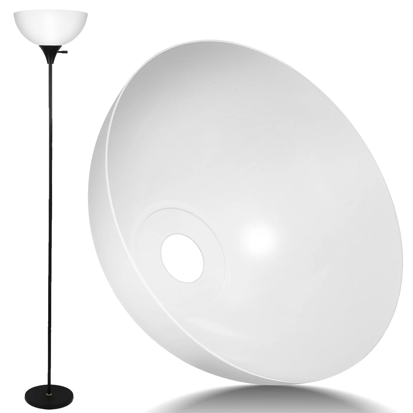 

Plastic Mushroom Lampshade Pendant Lamp Shade for Bedroom Living Room Ceiling Fan Replacement Light Cover Home Decoration