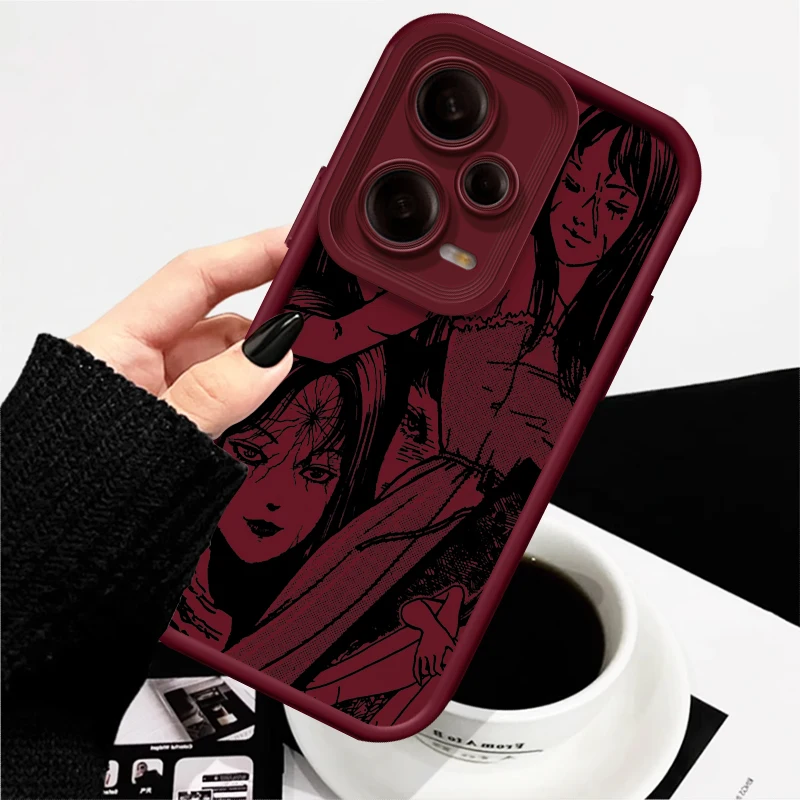 Anime Junji Ito Luxury Art Eye Ladder For Xiaomi Redmi Note 13 12 12C 11 11S 10 10C 10A 9C 9A Pro 5G Cover Phone Case