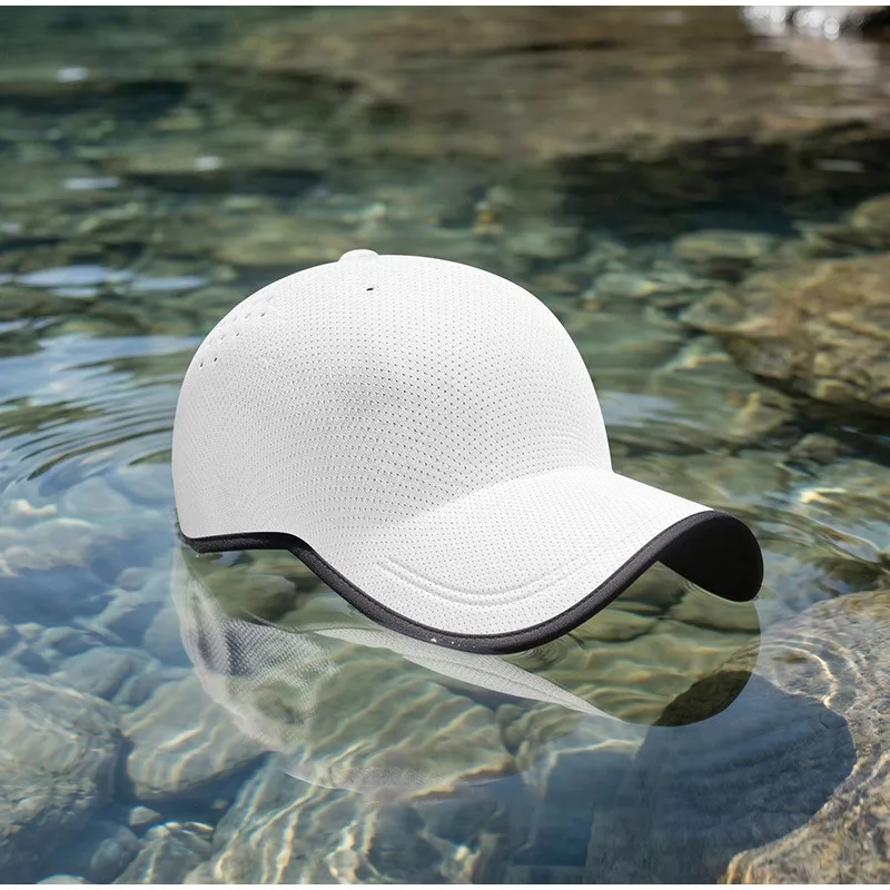 Summer super breathable Seamless baseball cap Quick Drying Packable Outdoor Hat Polyester Breathable Sports Hat For Women & Men
