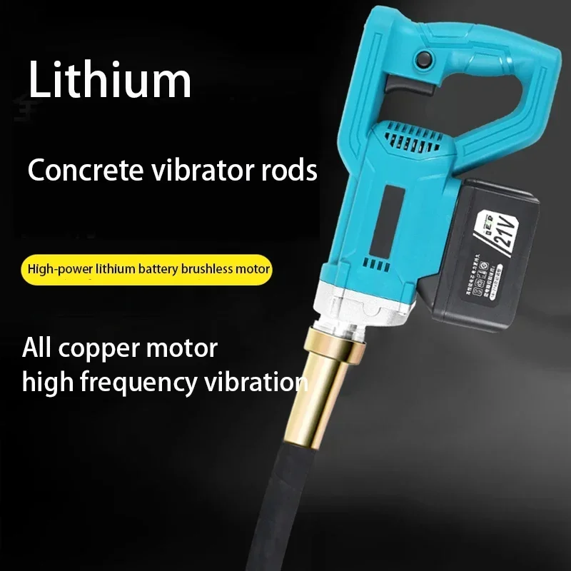 Lithium battery concrete vibrator portable small rechargeable cement vibrato