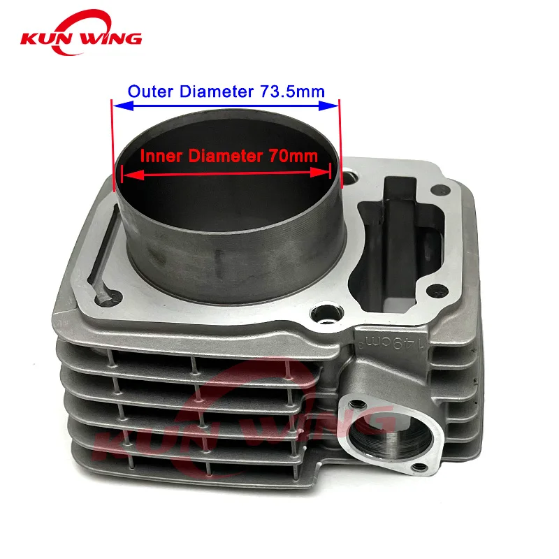 233cc 70MM Big Bore Cylinder Kits for Honda XR150 XR 150 CBF150 CRF150F Modified Upgrade To CBF233 Motorcycle