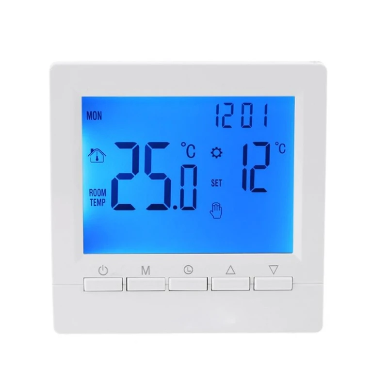 Digital Proframmable Thermostat Underfloor Heating Temperature Controller ABS