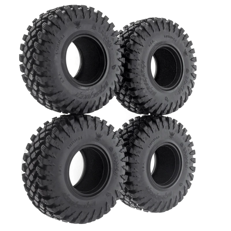 

Tires Rubber 2.2 Inch Tires Soft 128Mm Tyre With Foams For Axial Wraith SCX10 Jeep Wrangler TRX-4 2.2 WHEEL