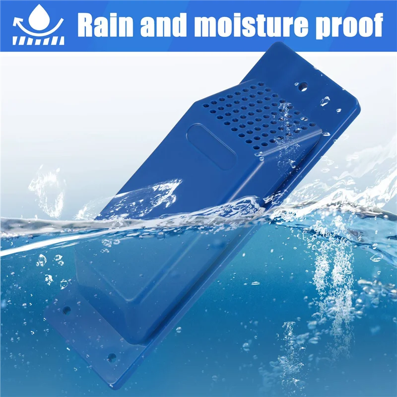 ABUL-16PCS Kit presa d'aria per contenitore di spedizione Accessori per contenitori di spedizione resistenti Kit di ventilazione del flusso Blu