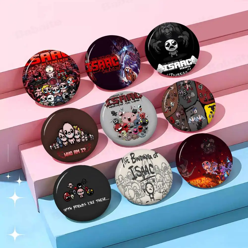 Game The B-Binding Of I-Isaac 32/44/58MM Customizable Button Pins Cute Funny Creative Badge Jewelry Decor Gifts for Friends