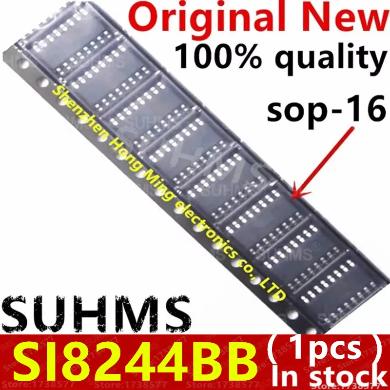 (1 peça) 100% Novo SI8244BB SI8244BB-D SI8244BB-D-IS1 SI8244BB-D-IS1R sop-16