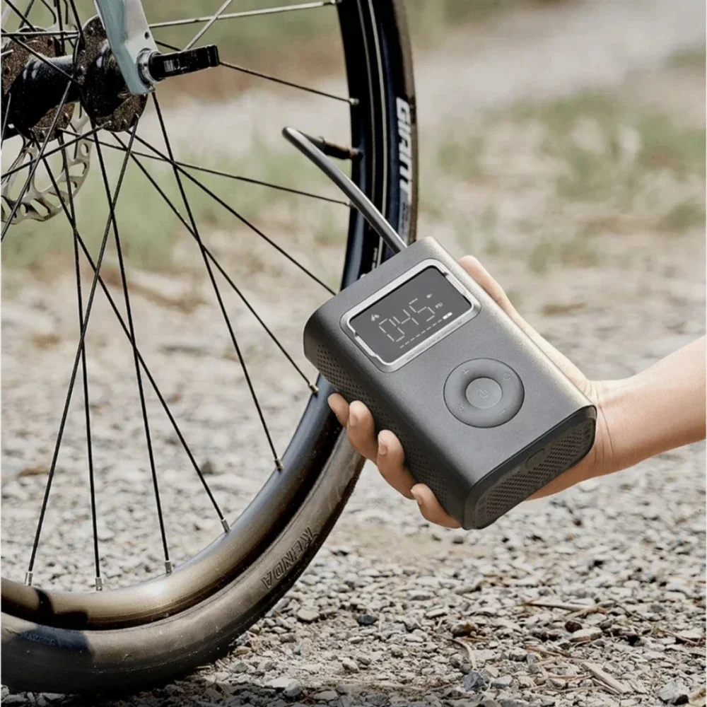 مضخة هواء Xiaomi Mijia 2 Pro ضاغط هواء كهربائي محمول Mi كنز قابل للنفخ 150 رطل لكل بوصة مربعة ضغط عالي f لسيارة دراجة كرة القدم #5