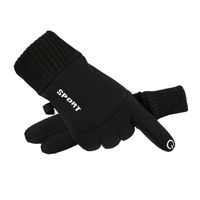 Autumn and Winter Touchscreen Gloves Waterproof Windproof Commuting Gloves Thermal Full Finger Cycling Snow Ski Gloves Driving