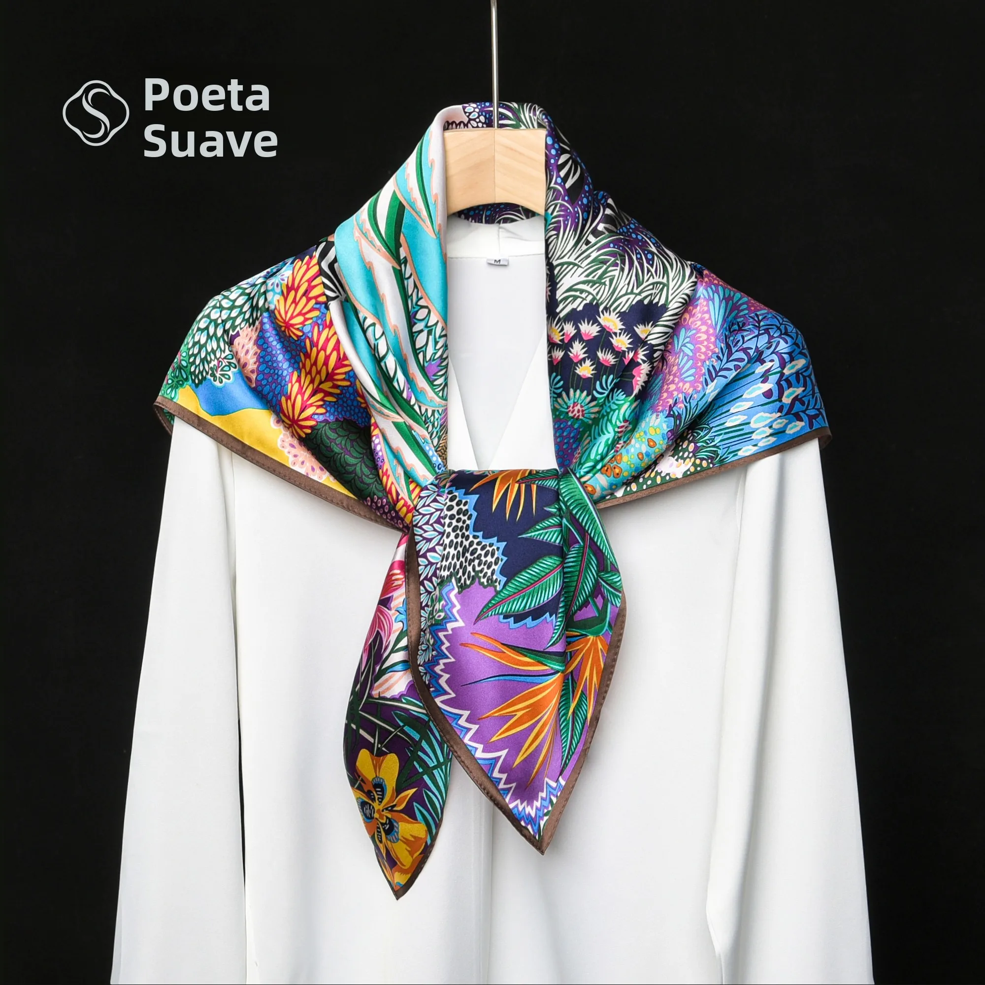 nouveau-foulard-en-soie-fin-pour-femme-imprime-floral-style-chinois-polyvalent-pour-l'Ete-et-les-trajets-quotidien-accessoire-de-mode