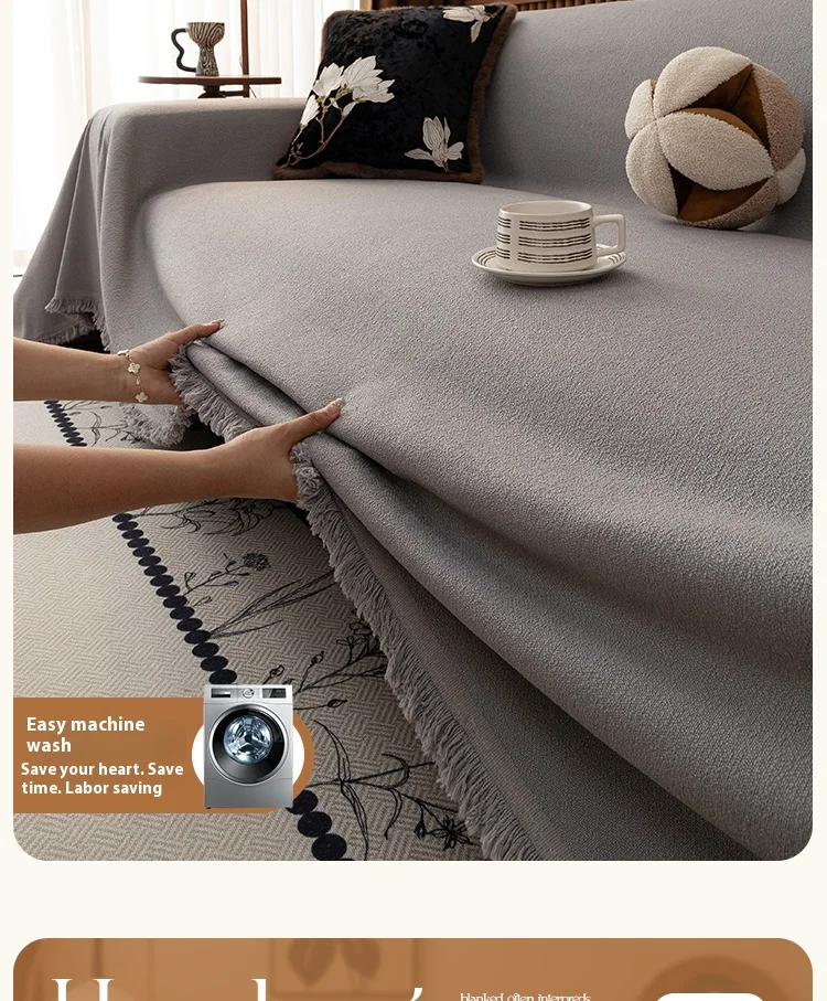 Hause Wasserdichte Sofa Abdeckung Wohnzimmer Sofas Decke Abdeckung Möbel Abdeckung Verhindern Katze Kratzer Sofa Decke Volle Abdeckung – Detail 15