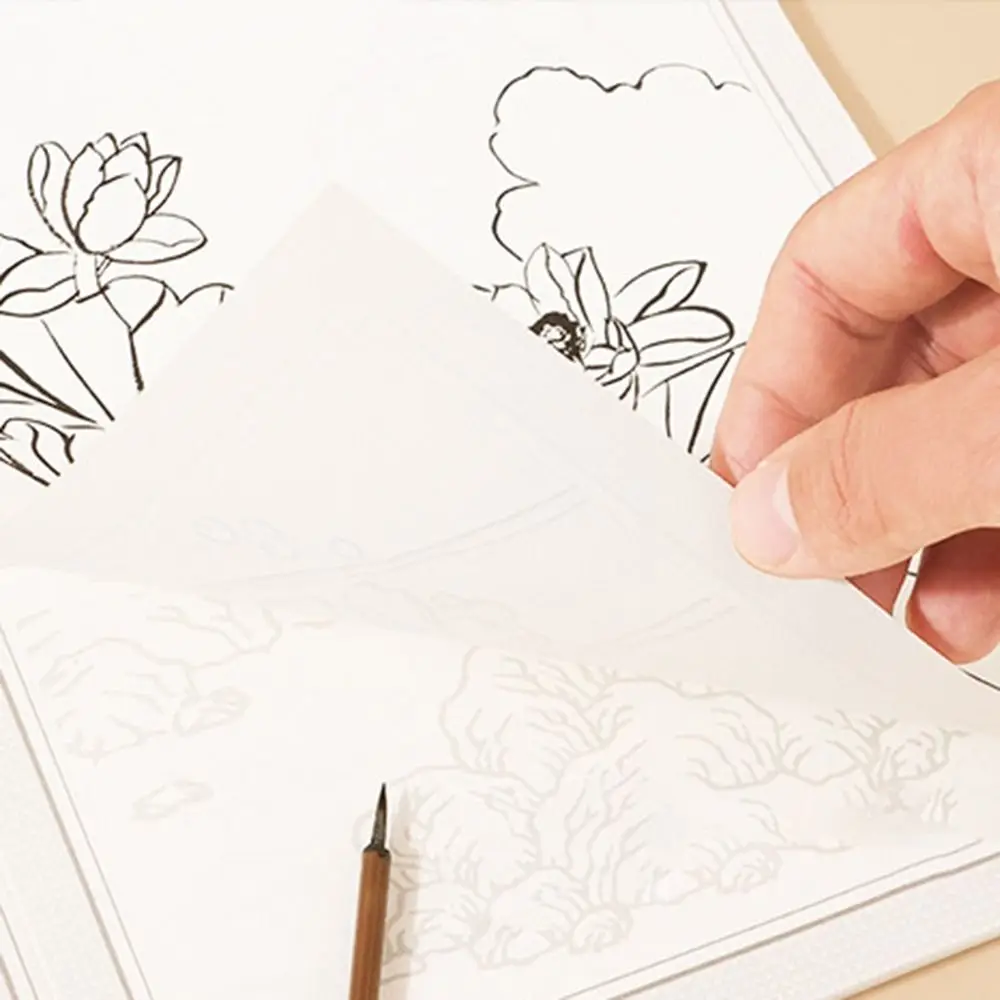Hand Drawn Chinese Painting Sketch Basic Tutorial Landscape Flowers Chinese Painting Copying Book Practicing Figures