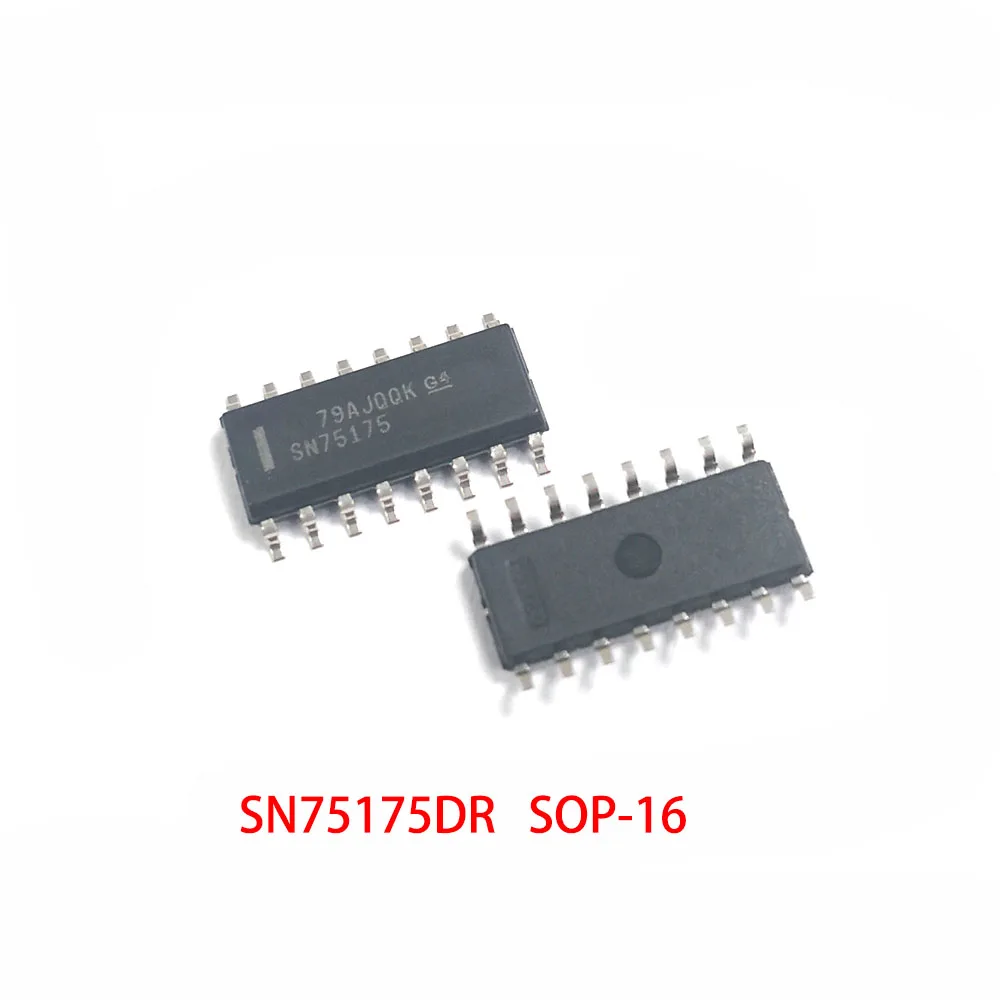 5~10PCS/LOT SN75175DR SN75175 SOP-16 Receive and transmit chip New and Original