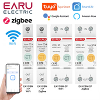 1P 2P TUYA APP Zigbee WIFI Smart Energy Power Consumption kWh Meter Circuit Breaker Time Relay Switch Leakage Voltage Protection
