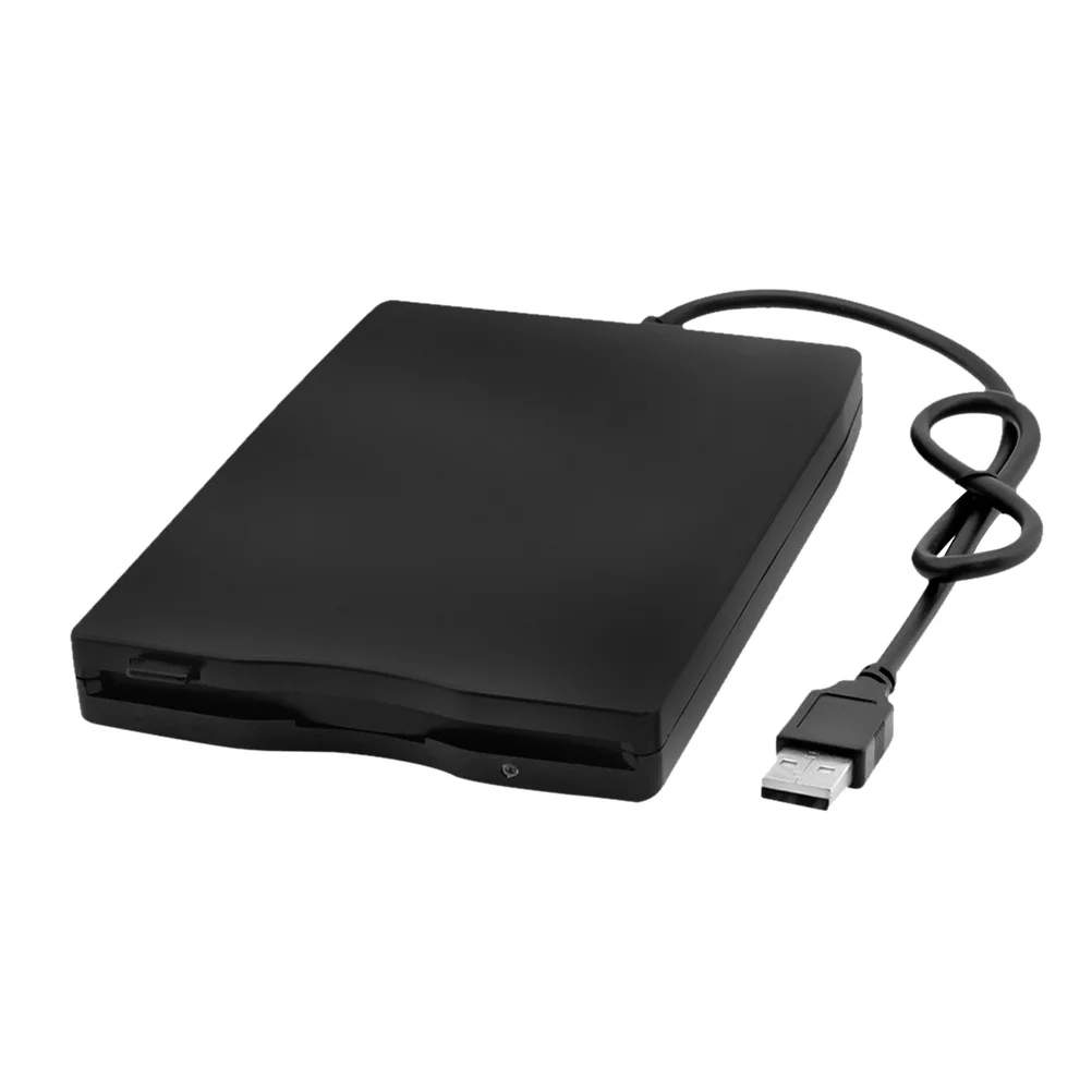 External Floppy Disk Drive Usb 2.0 Portable High Speed Data Transfer For Laptop Desktop 7 10 11 Compact