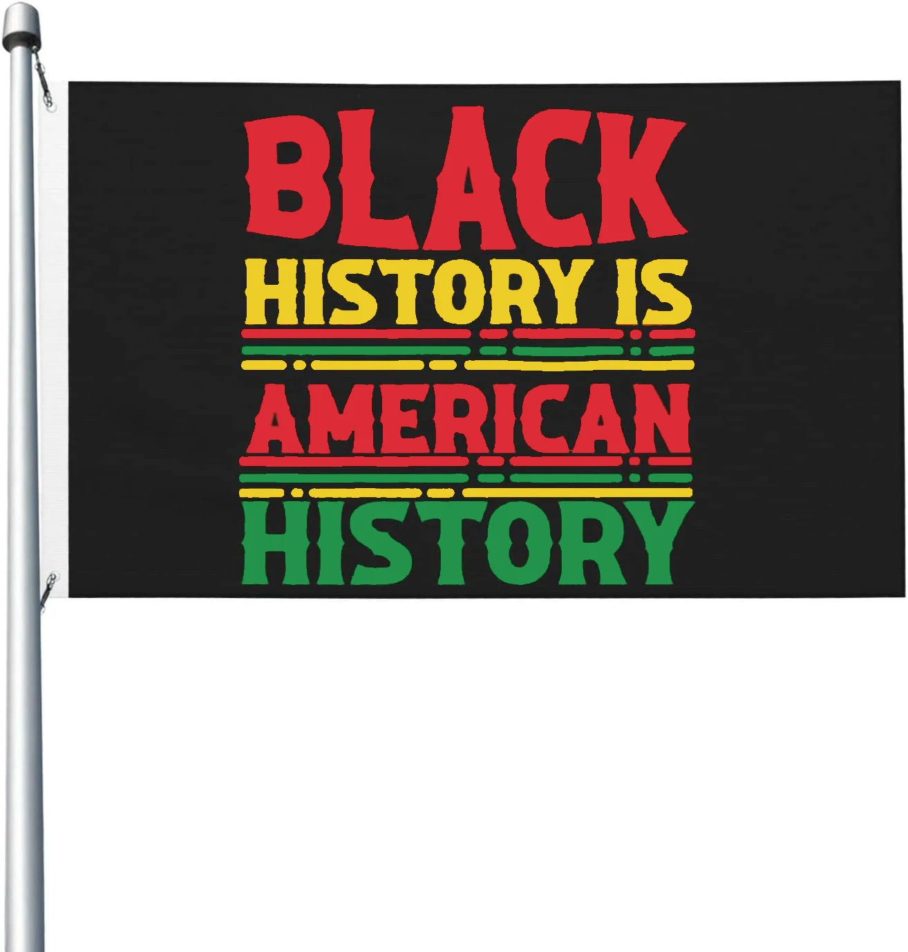 Флаг месяца Flagnshow, 100% полиэстер, черный