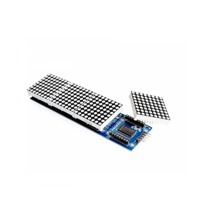 وحدة MAX7219 Dot Matrix، التحكم في شاشة 4 في 1 لوحدة الشريحة الواحدة، وإرسال كابل 5P (H6A4). #3