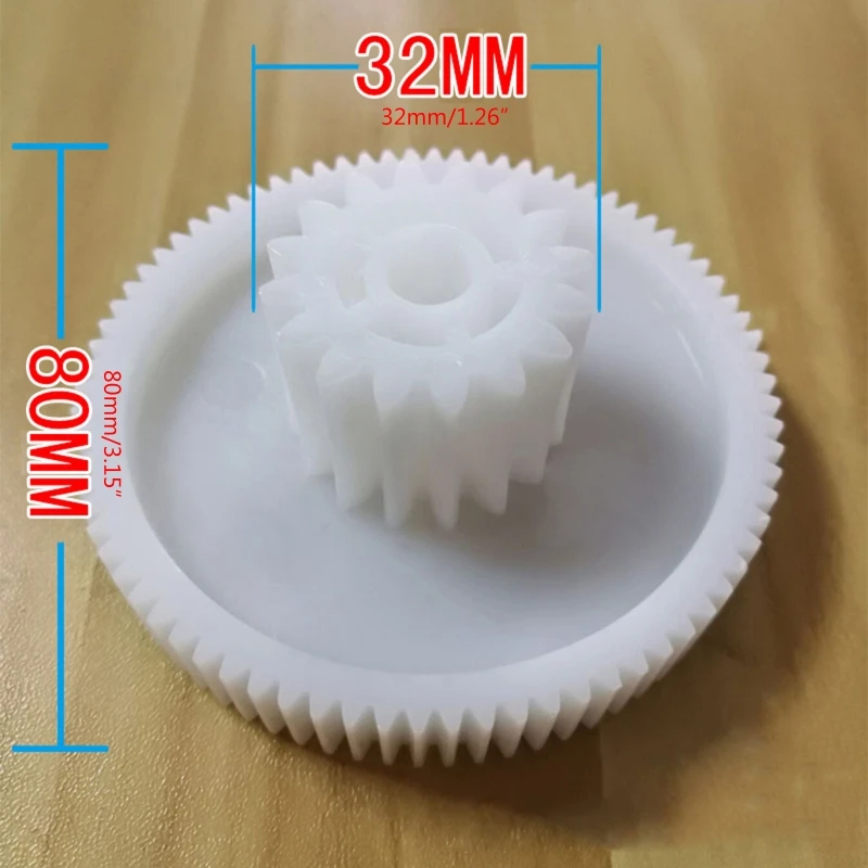 3Pcs/Set Meat Grinder Mincer Plastic Gears Household Sausage Stuffer Chili Processor Replacement Gearbox DIY kitchen accessories