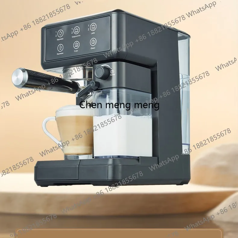 

Automatic espresso machine, color touch screen preheating cup, with milk box function