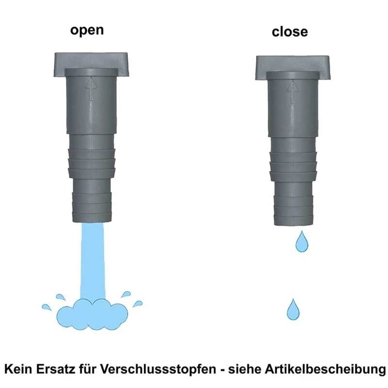 PVC-Pool-Filterpumpen-Adapter, Ersatz-Ein/Aus-Kolbenventil, Schwimmbad-Schlauch-Adapter, Outdoor-Pool-Zubehör