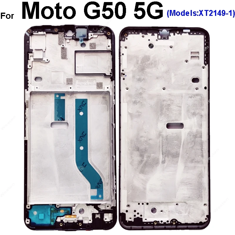 LCD Screen Frame Bezel Plate Panel Chassis For Motorola Moto G10 G20 G30 G50 5G G60 G60S G10 Power LCD Front Frame Repair Parts