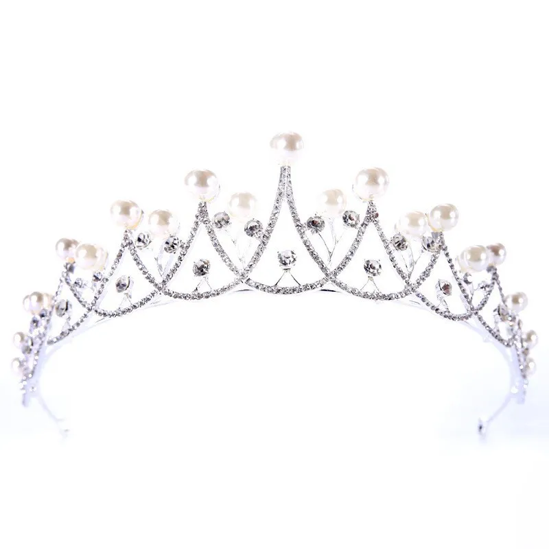 ブライダルヘアアクセサリー-クラウン-ヘッドギア-子供用-高級クリスタルクラウン-プリンセスヘアピン-誕生日プレゼント-アクセサリー