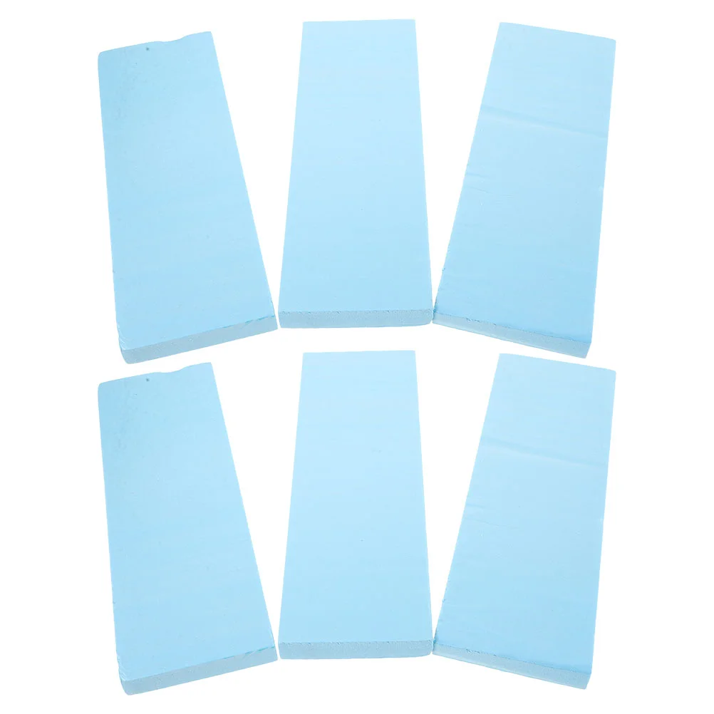 6pcs High-Density Foam Board For Sculpting Diy Scene Model Making Board Polystyrene Sheets For Crafting Creative Model Railway F