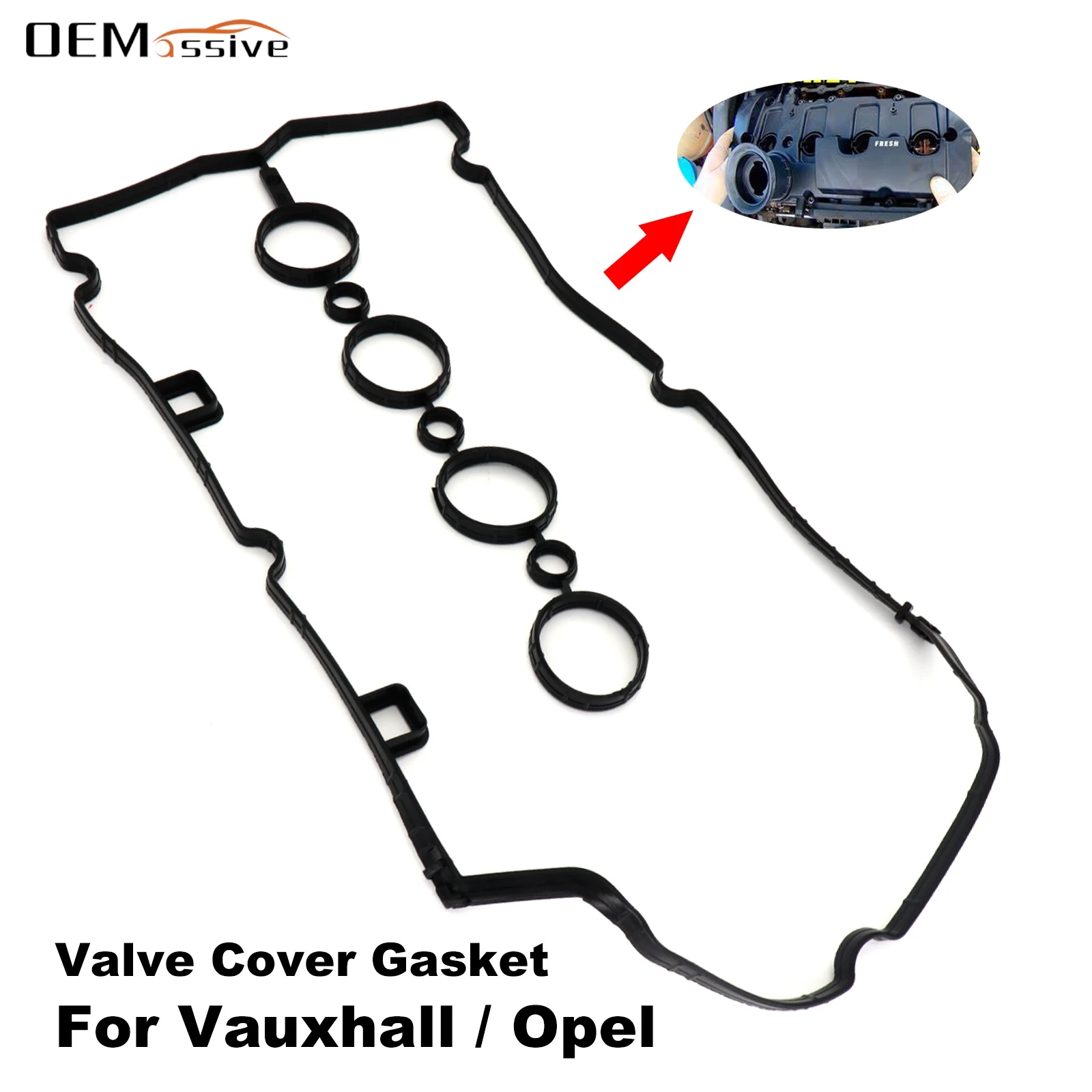 For Opel Saturn Astra Pontiac Chevrolet Sonic Cruze Aveo LS LT Base Sedan  1.4L 1.6L 1.8L 2004-18 Engine Valve Cover Gasket Set