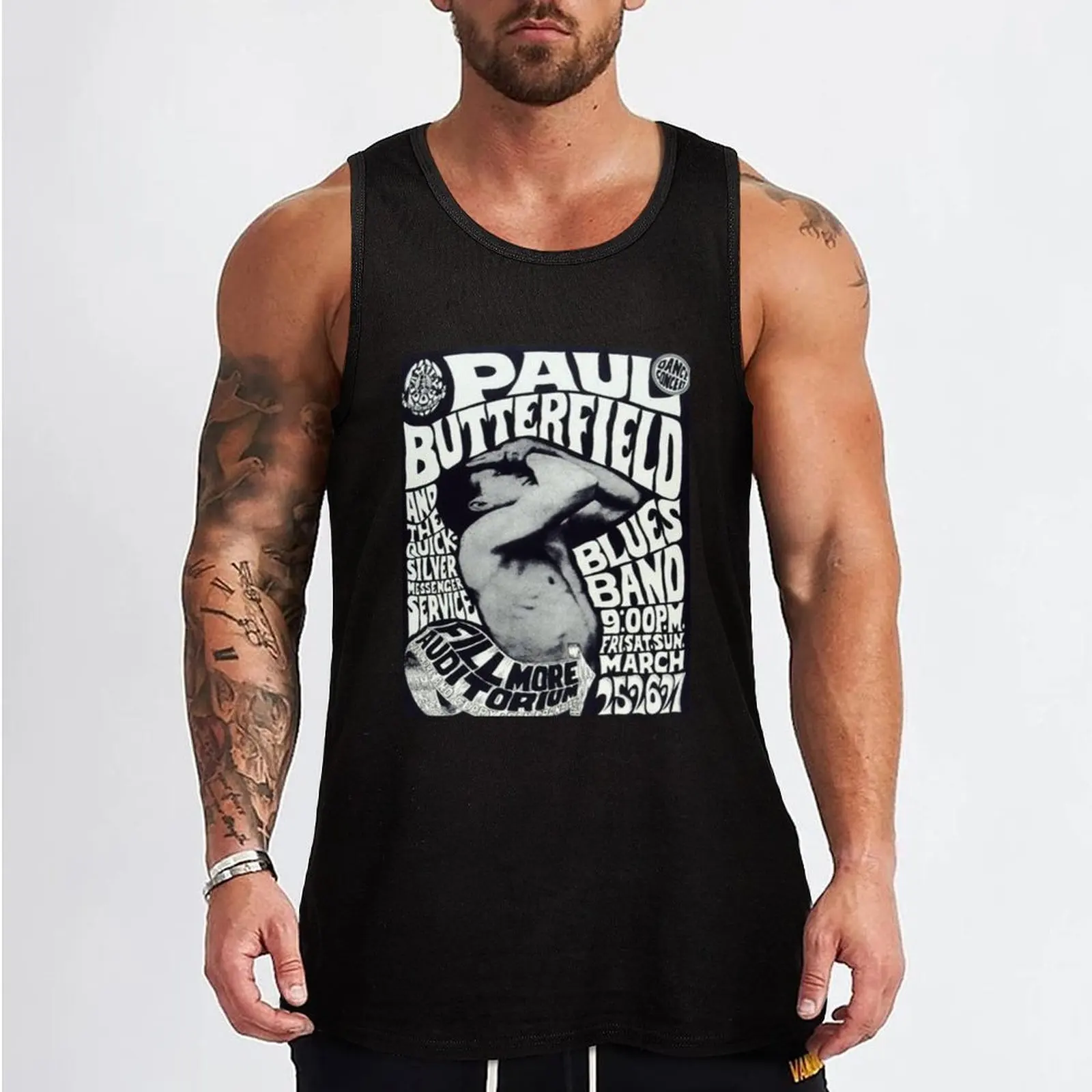 Paul Butterfield Tank Top Short sleeve sleeveless man shirts