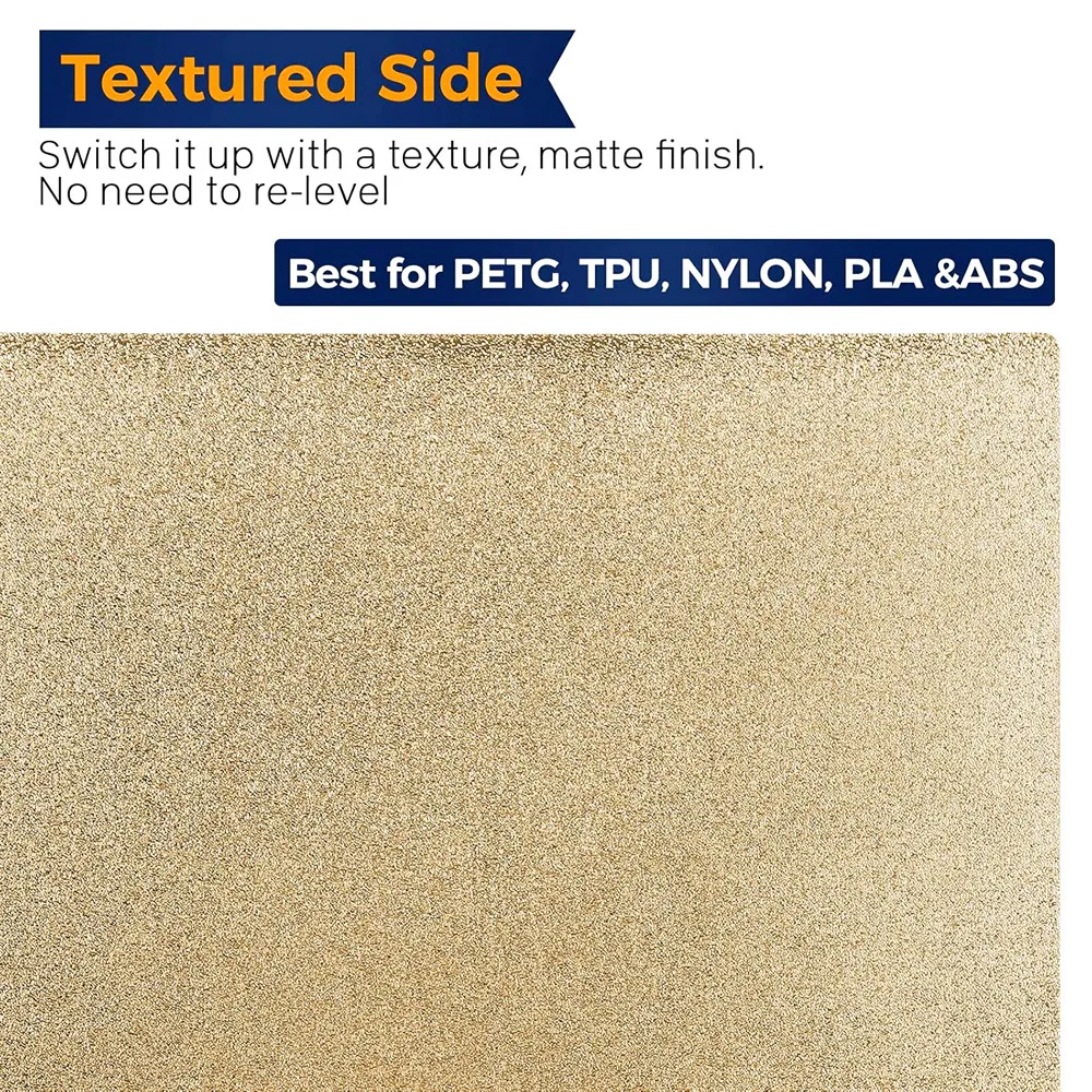 لوحة بناء Raise3D PEI 368x347 مللي متر طلاء PEI متين لوح فولاذي زنبركي مزدوج الجوانب سرير مطبوع PEI لـ Raise3D Pro3/Pro3 HS #5