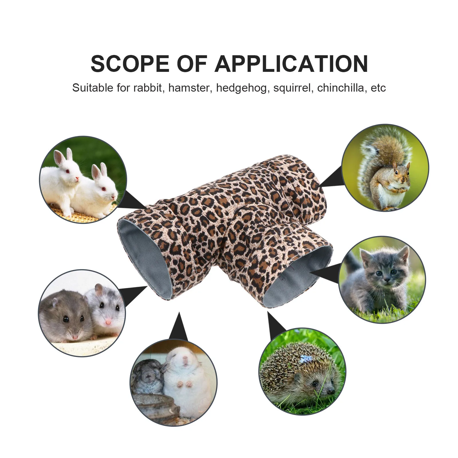 

Pet Tunnel For Cats Hamsters Hedgehogs Foldable Lightweight Small Pet Playpen Creeping Tube House For Guinea Pigs Rabbit