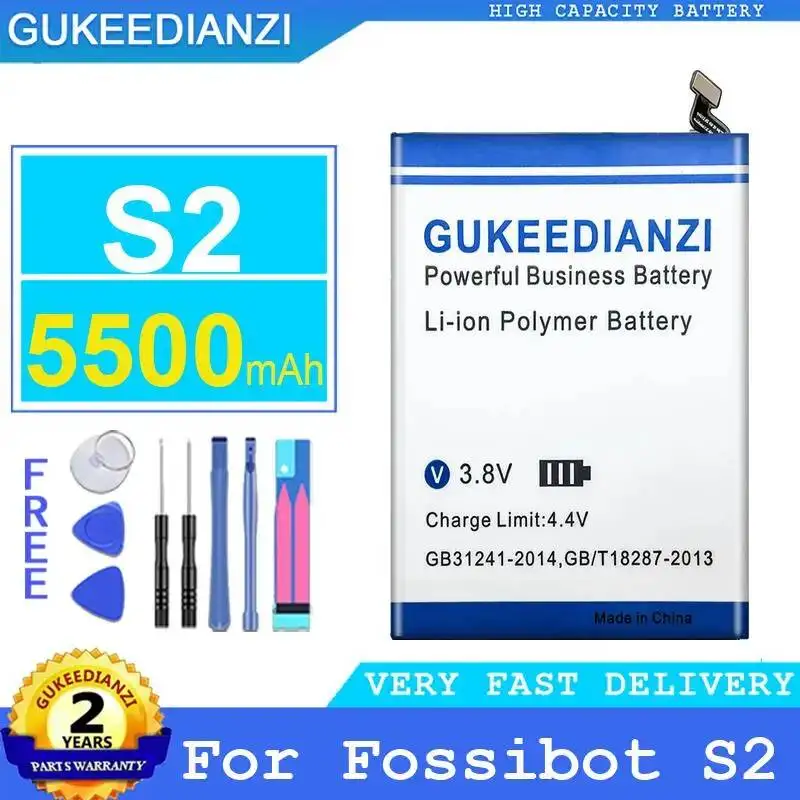 

Mobile Phone Battery Environmentally Friendly 5500Mah Reliable Power For Fossibot S2