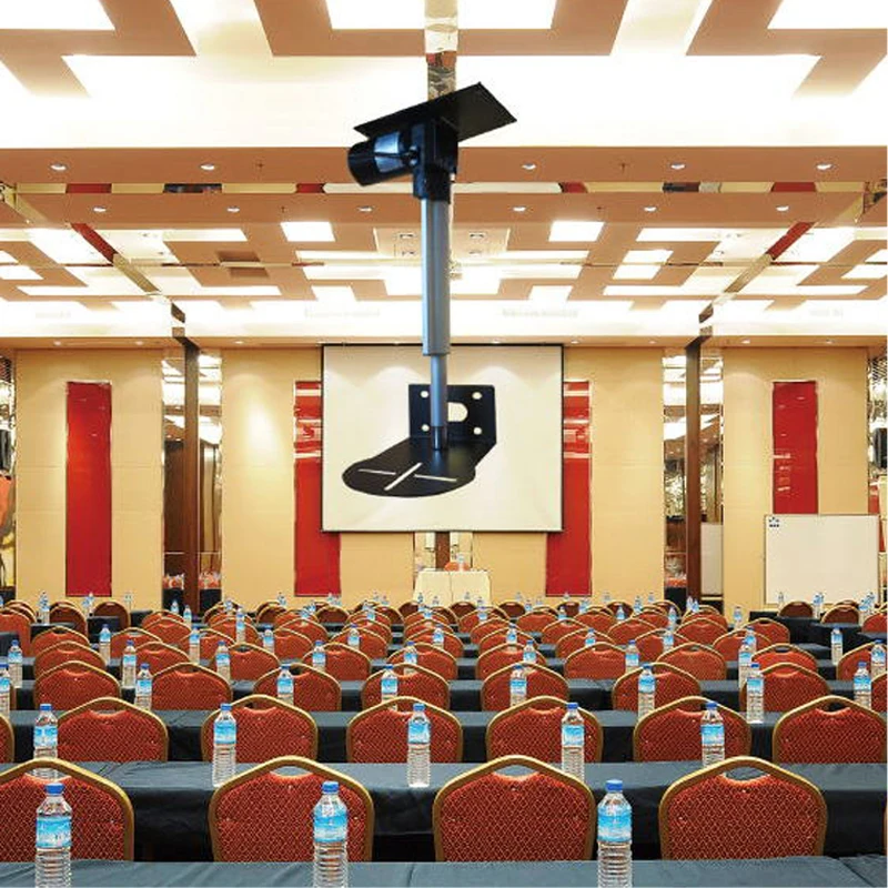 400MM Projector Hanger Conference Camera Electric Telescopic Rod Projector Electric Lifting Column Remote Control