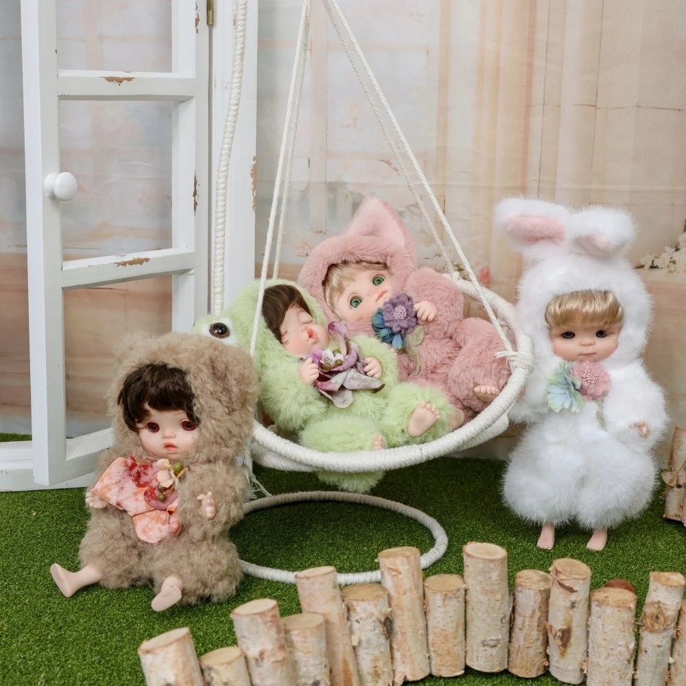 10 Inches Realistic Finished Reborn Baby Doll Cloveray Plush Animal Set Silicone Vinyl Doll Lifelike Kids Birthday Xmas Toy Gift