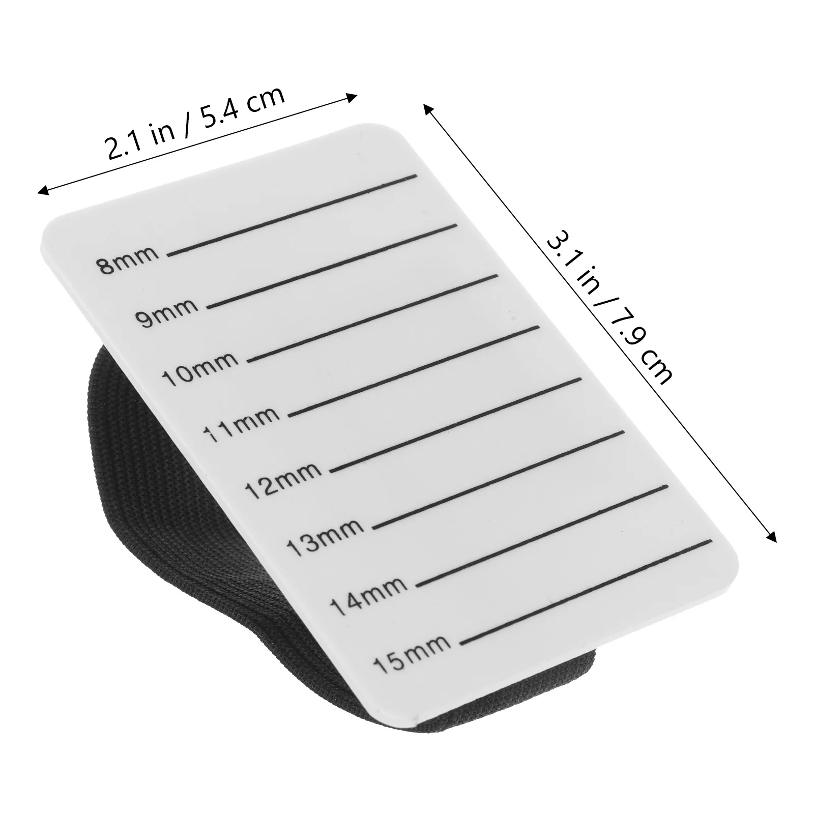 1pc Acryl Lash Tray 8-15Mm Glatte Kante Wimpern Verlängerung Werkzeug Langlebig Falsche Wimpern Halter Bord Make-Up künstler Lash