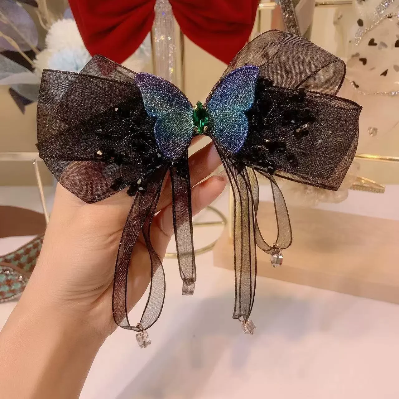 

Female Barrettes Butterfly Hair Accessories Women French Hairpin Hair Styling Tools Trendy Popular Hair Clip Headwear Gift