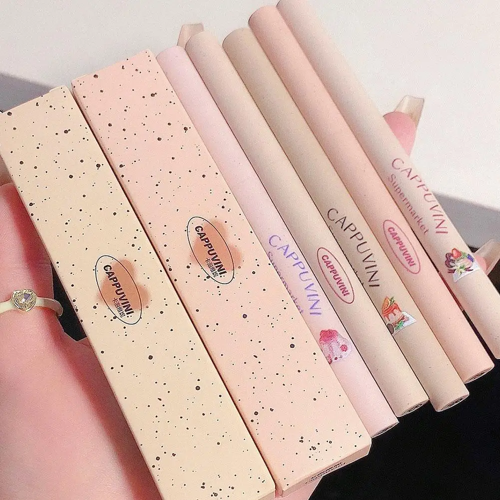 ﻿ Milch Matte Glatte Lip Liner Stift Make-Up Wasserdicht Dauerhafte Konturierung 3D Lippen Lippenstift Bleistift Nude Rosa Lip Tint Lippen Kosmetik