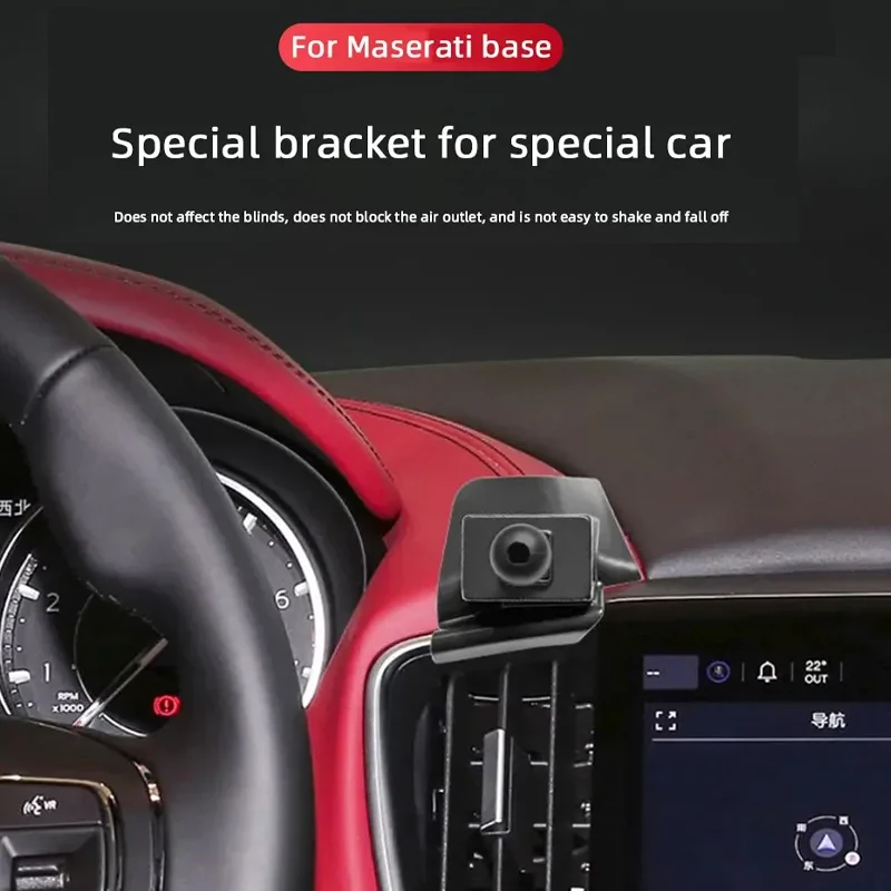 Car Bracket Base For Maserati Ghibli 2022 2021 Buckle Base Fixed Mobile Phone Special Holder interior Air outlet Car Accessories